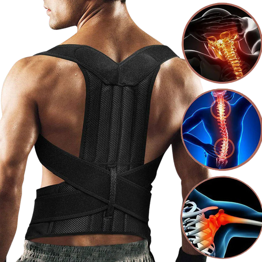 Adjustable Back Posture Corrector Shoulder Lumbar Brace